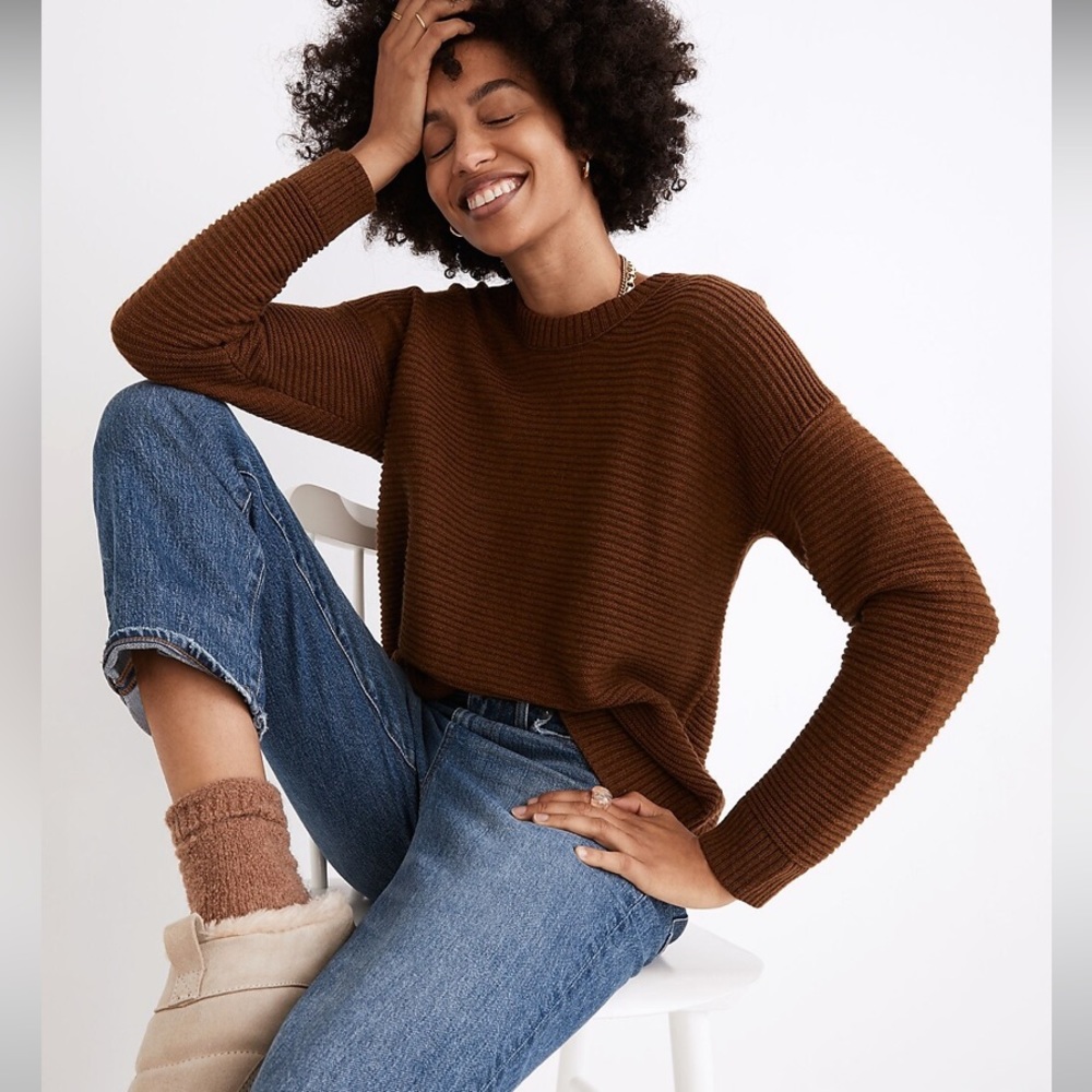 Madewell Greensboro Bottom-Back Sweater. Size XXS